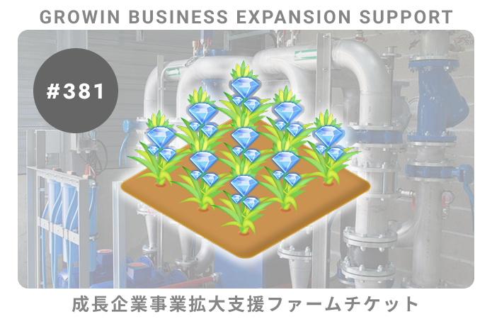 成長企業事業拡大支援#381ファームチケット
