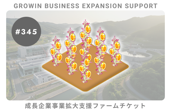 成長企業事業拡大支援#345ファームチケット