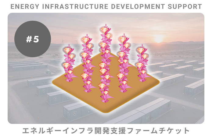 エネルギーインフラ開発支援#5ファームチケット