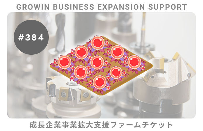 成長企業事業拡大支援#384ファームチケット