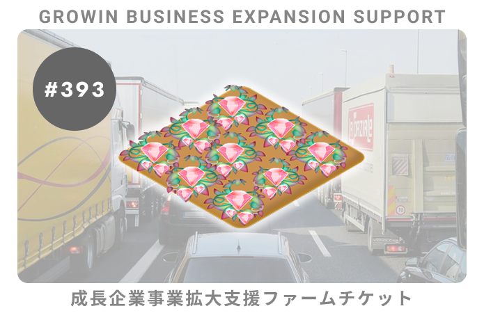 成長企業事業拡大支援#393ファームチケット