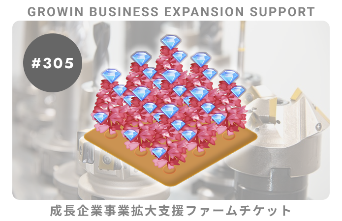 成長企業事業拡大支援#305ファームチケット